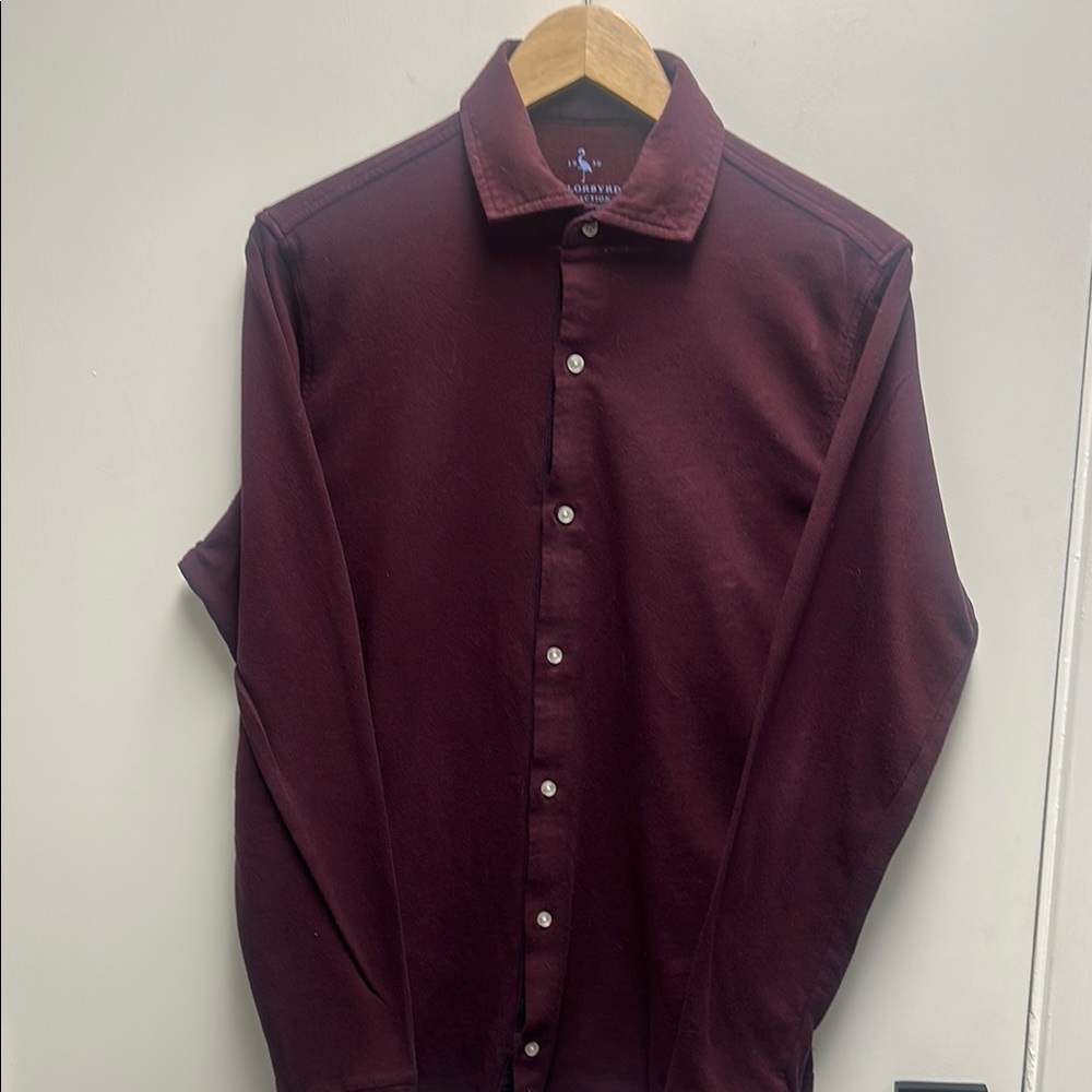 Charles Tyrwhitt Red Casual Button Down Shirt